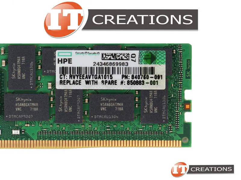 815102-B21 HP 128GB (1*128GB) 8RX4 PC4-21300V-L DDR4-2666MHZ LRDIMM