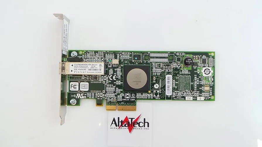 ND407 Emulex Dell Emulex LightPulse 4Gb/s HBA Fibre Channel Card PCI-E LPe1150-E