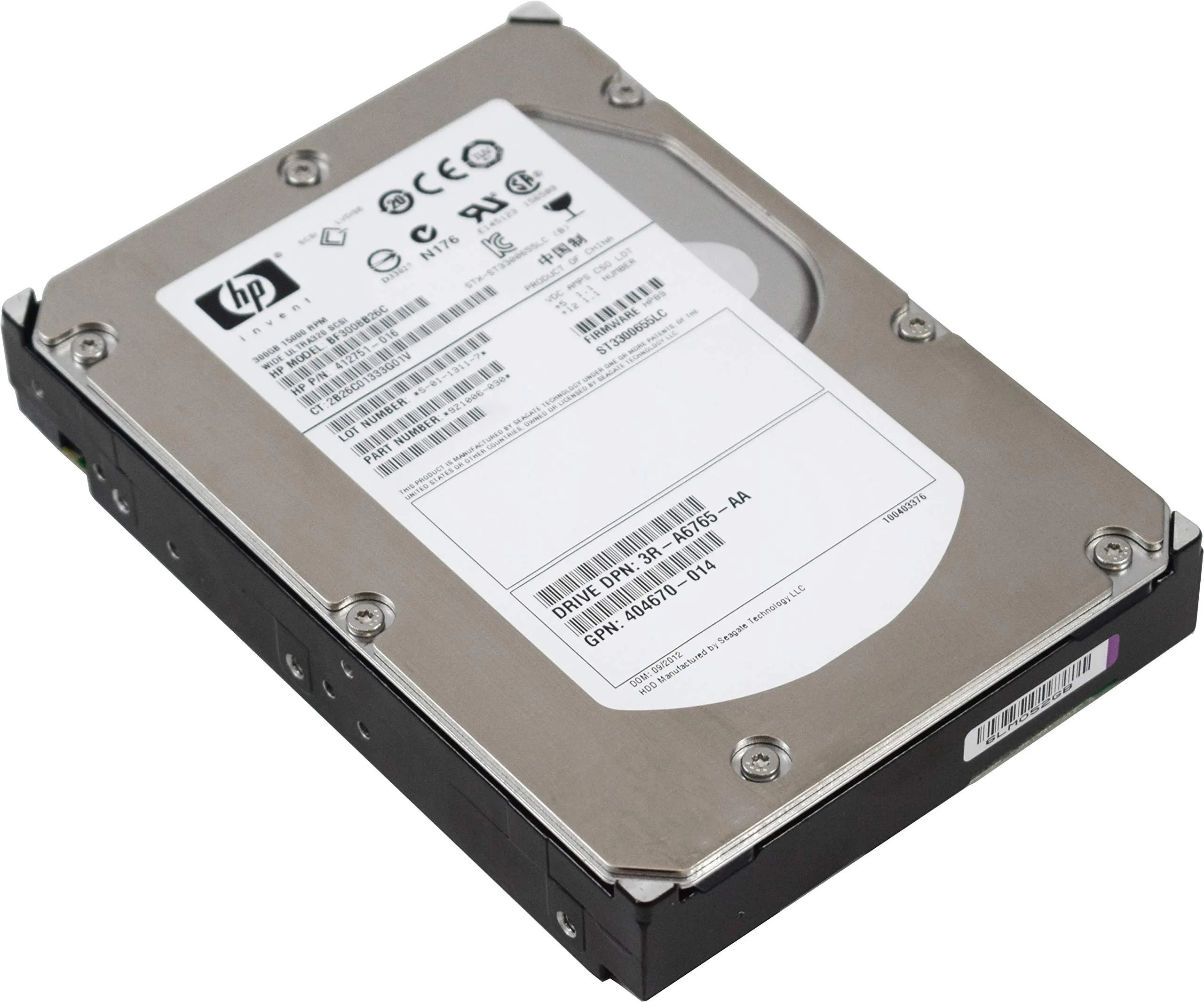 411089-B22 HP 300GB 15K 3.5 U320 HOTSWAP HDD