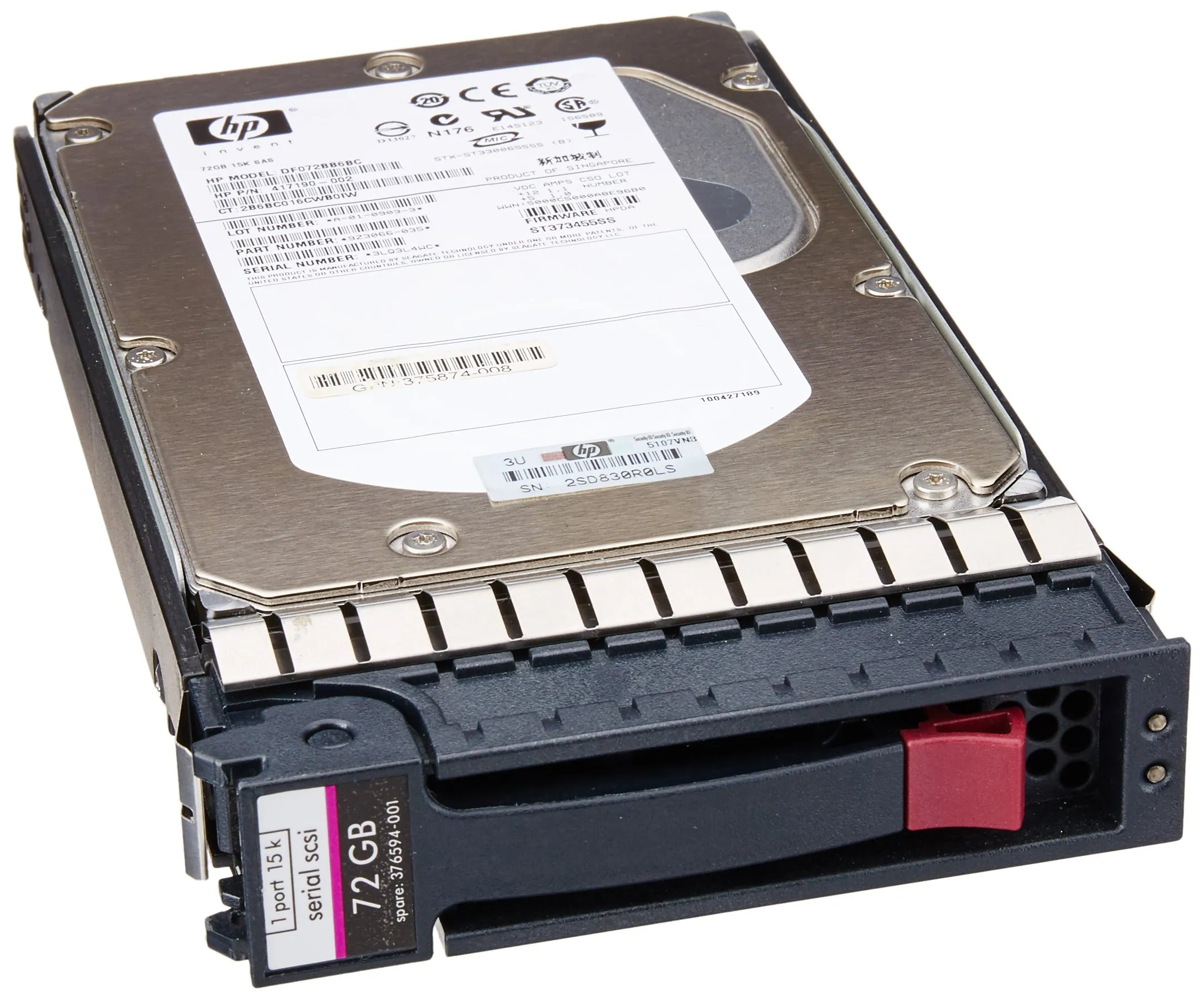 375870-B21 CPQ 72 GB SAS 15.000 rpm Hard
