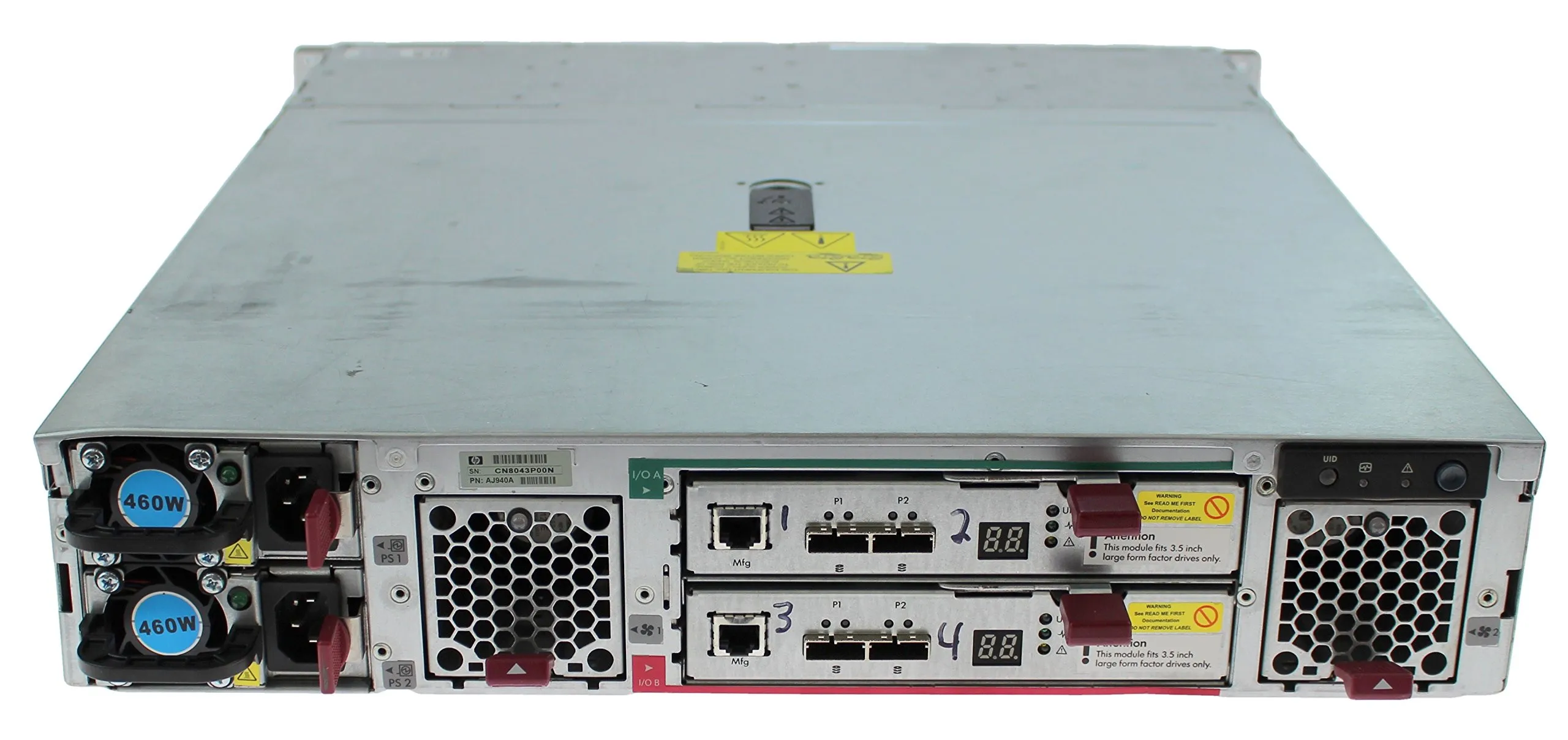 AJ940A HP STORAGEWORKS D2600 LFF DISK ENCLOSURE 2*PSU 2*CTRL