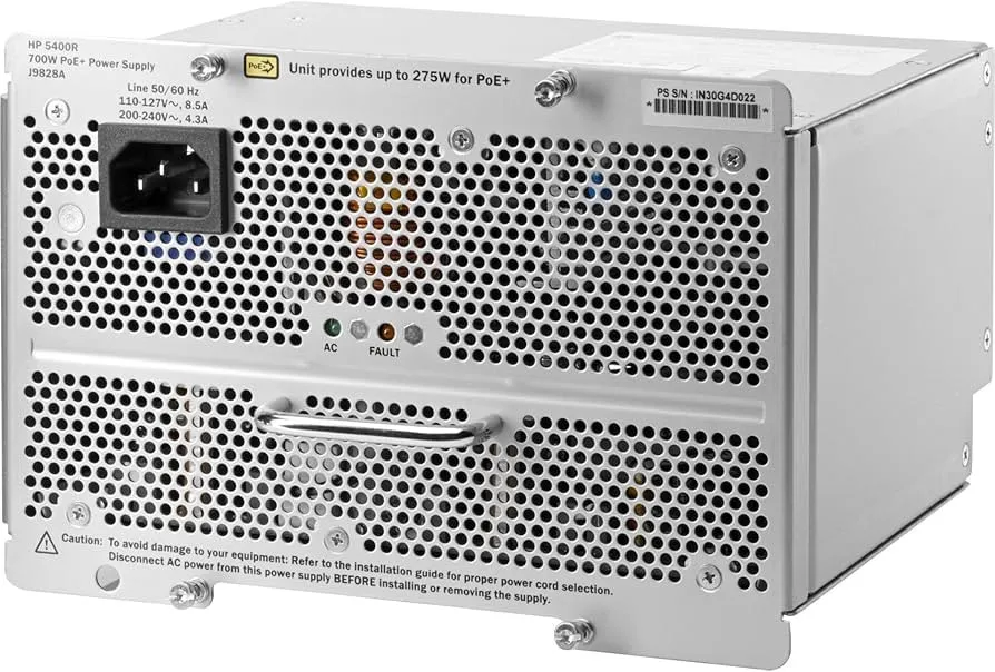 J9828A HP Aruba 5400R 700W PoE+ zl2 PSU