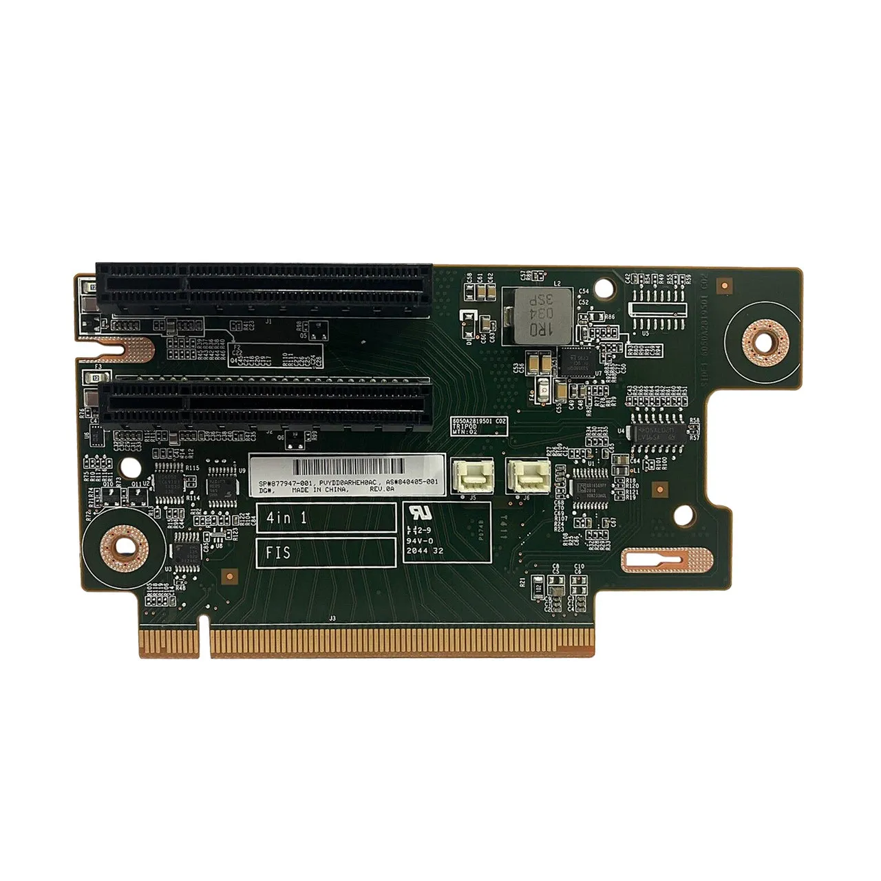 877947-001 HP PROLIANT DL380 G10 OPTIONAL TERTIARY X8 X8 PCIE RISER BOARD