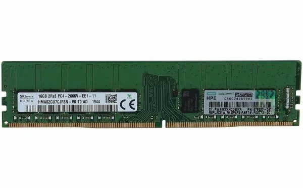 879507-B21 HP HP 16GB 2Rx8 PC4-21300 DDR4-2666MHz SERVER ECC RAM
