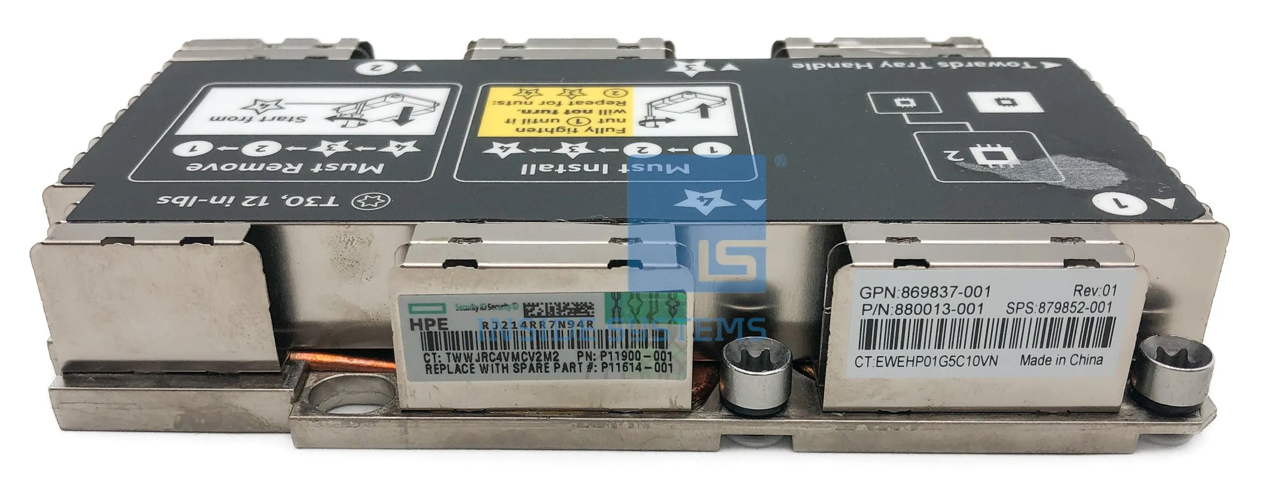 879852-001 HP Heatsink processor-2 XL1x0r Gen10