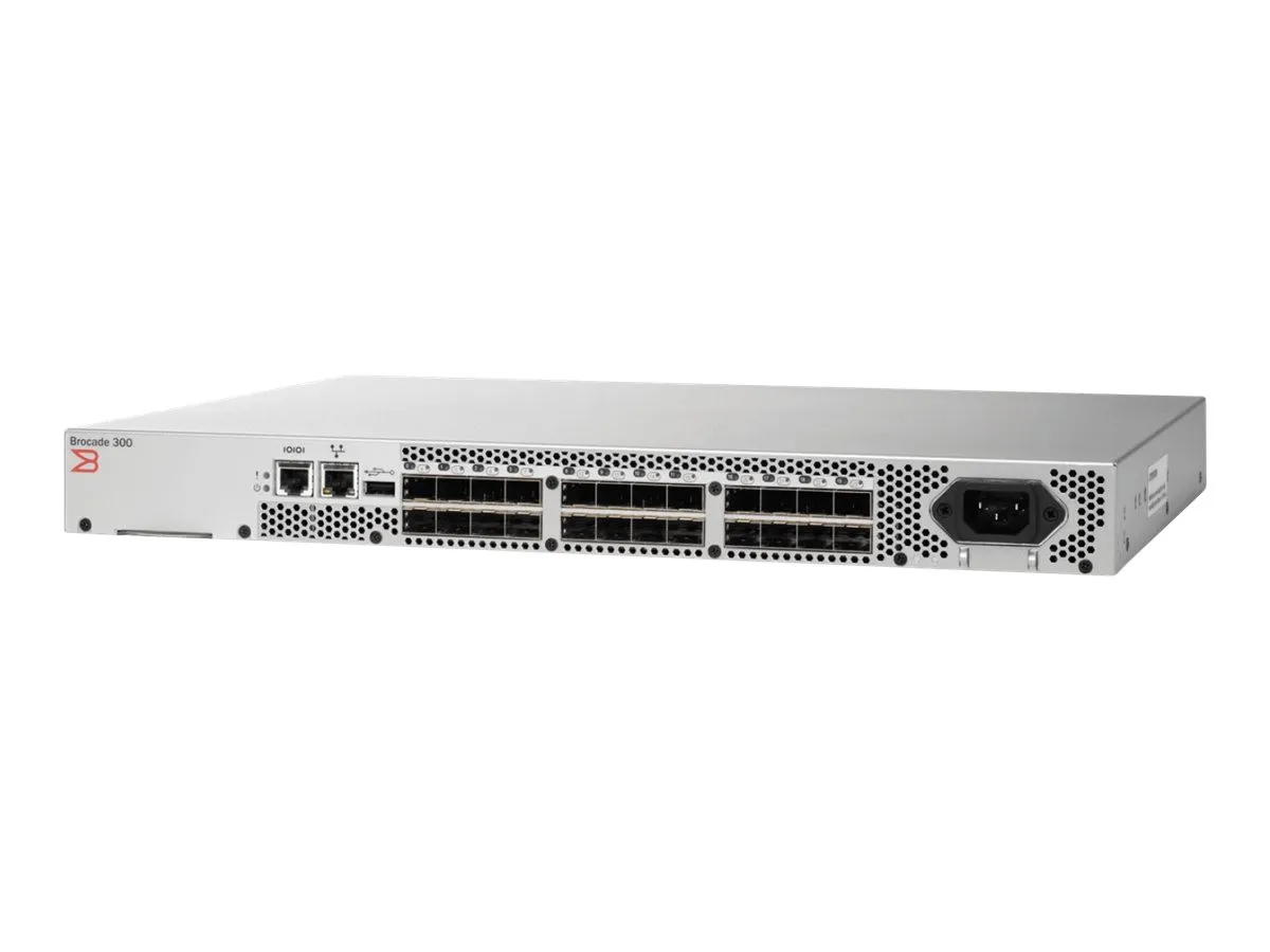 DS-300-WB EMC BROCADE DS-300B 8GB 24-PORT SAN SWITCH (8 PORT ACTIVE)