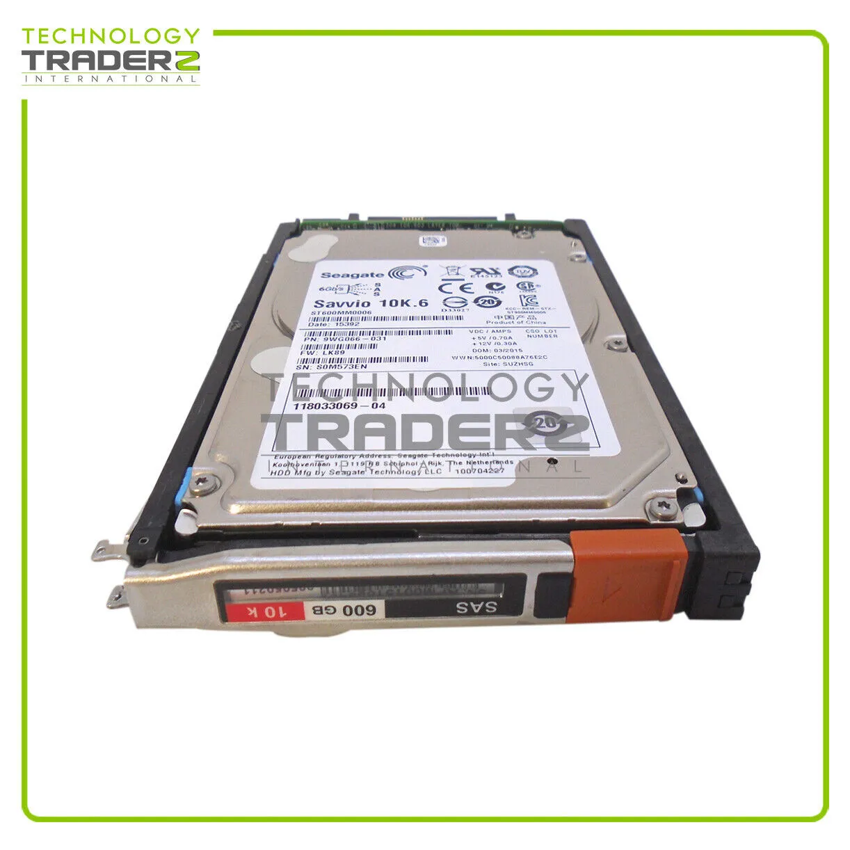 005050211 Disk 600GB 10K 2.5 6Gb/se SAS