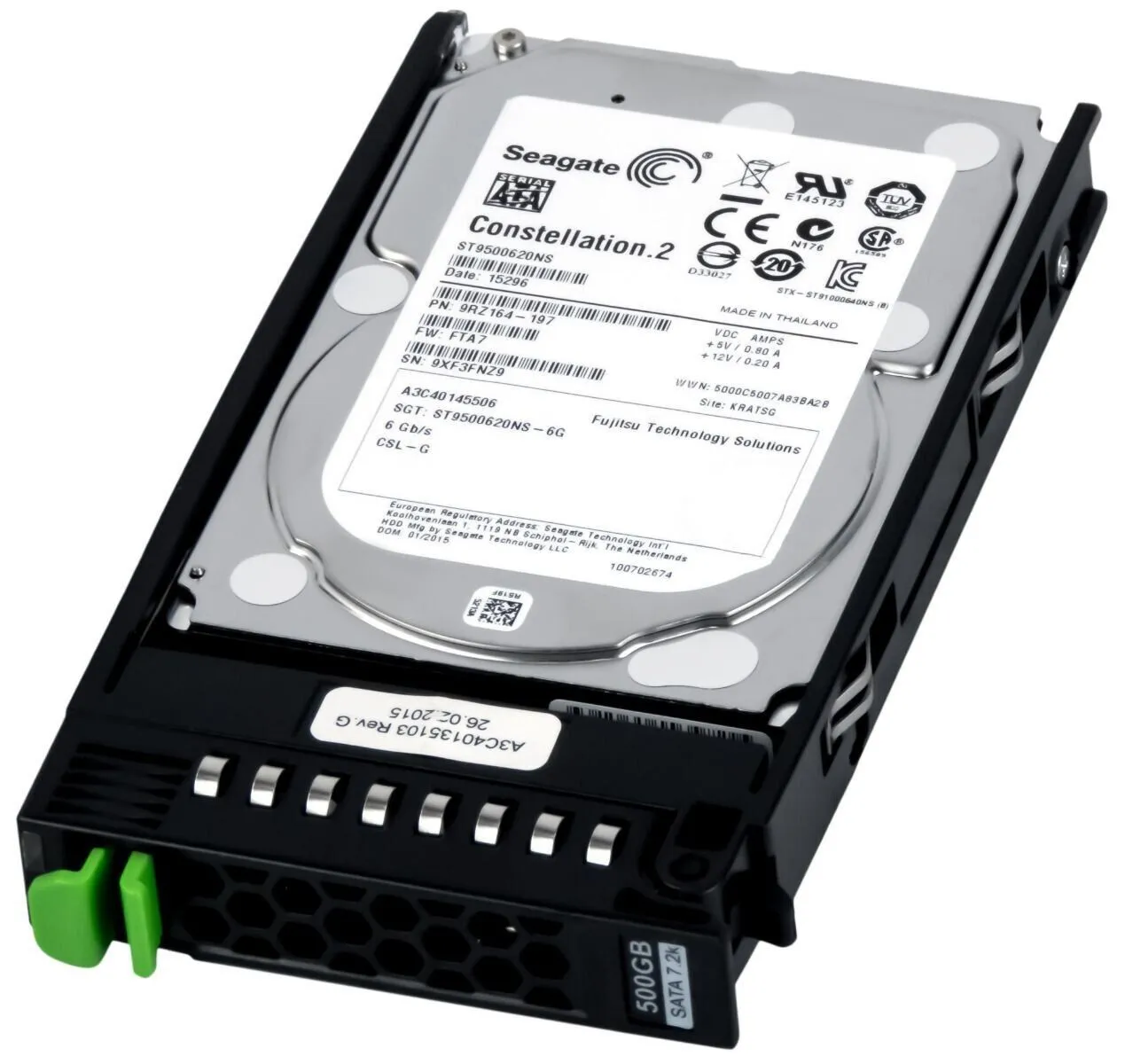 A3C40145506 FUJITSU 500GB 7,2K 6G 2,5INCH SATA HDD