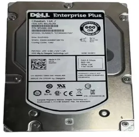 02R3X DELL 600GB 15K 6G 3.5INCH SAS HDD