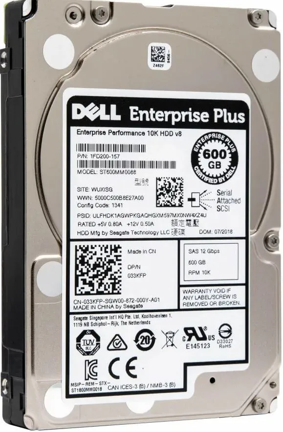 WXCG9-EQ DELL EQUALLOGIC 600GB 10K 6G 2,5INCH SAS HDD