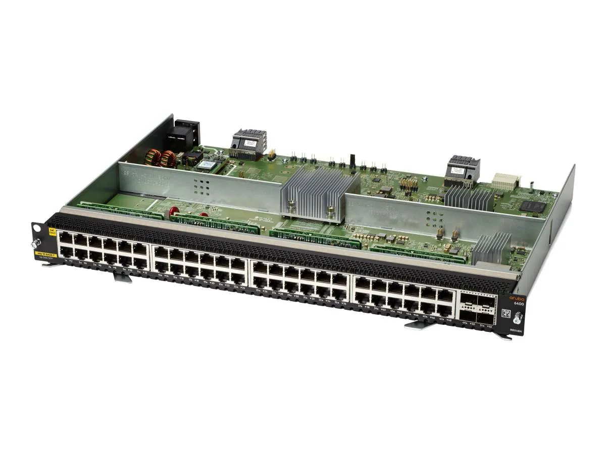 R0X40B HPE ARUBA 6400 48-PORT CLASS 6*POE AND 4*SFP56 MODULE