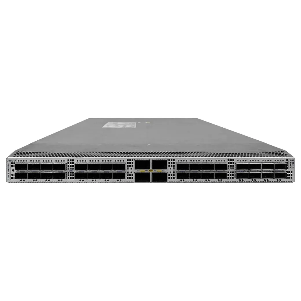 DCS-7124SX-R Arista Arista 7124SX. 24-port L2/L3 switch. rear-to-front airflow with 4 fans and 2 AC 460W power supplies