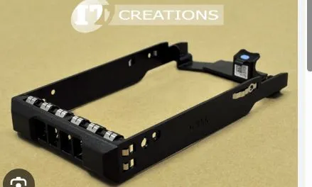 Y446J DELL PE 3.5INCH NHP SAS/SATA CADDY W/SCREWS (BLACK PLASTIC)