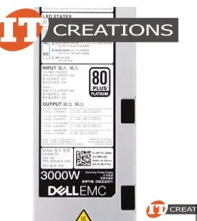 H7TFG DELL MX7000 3000W 80+ PLATINUM PSU