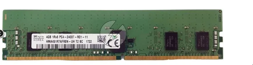 HMA451R7AFR8N-UH HYNIX 4GB (1*4GB) 1RX8 PC4-19200T-R DDR4-2400MHZ RDIMM