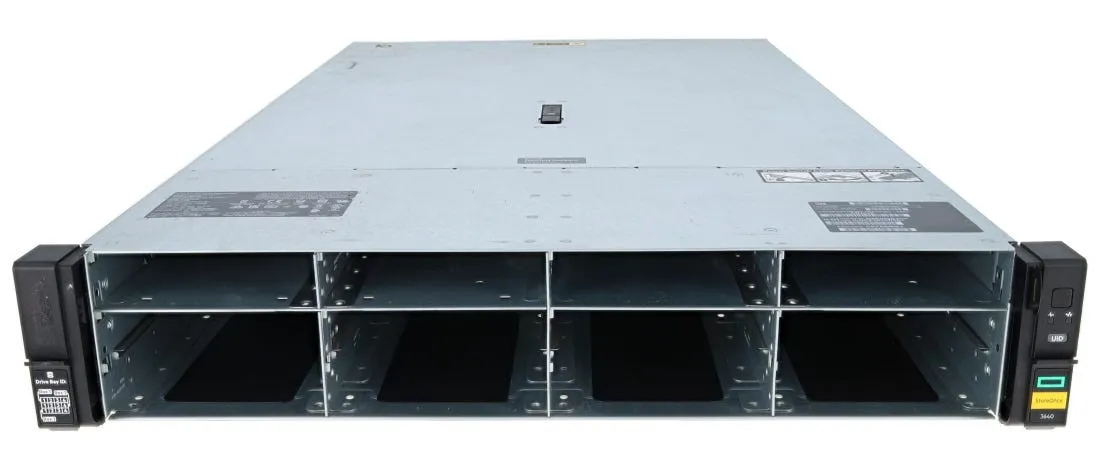 BB955A+2SFF HPE STOREONCE 3640 BASE SYSTEM 12*LFF 2*SFF REAR 6*FANS NO HDDS