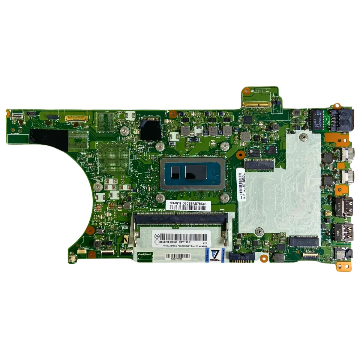 Placa Mãe Lenovo NM-E981 Core™ i5-1245U 16 GB + 1 Slot