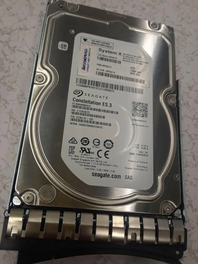 49Y6210 LENOVO 4TB 7,2K 6G 3,5INCH NL SAS HDD