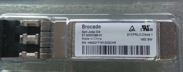 57-000088-01 Brocade Brocade 16G FC SFP+ SW Transceiver