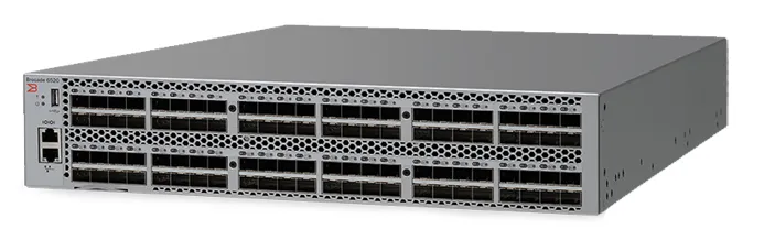 BR-6520-96-16G-R BROCADE 6520 96X 16GBPS SWL SFP+ PORT SWITCH B2F AIRFLOW