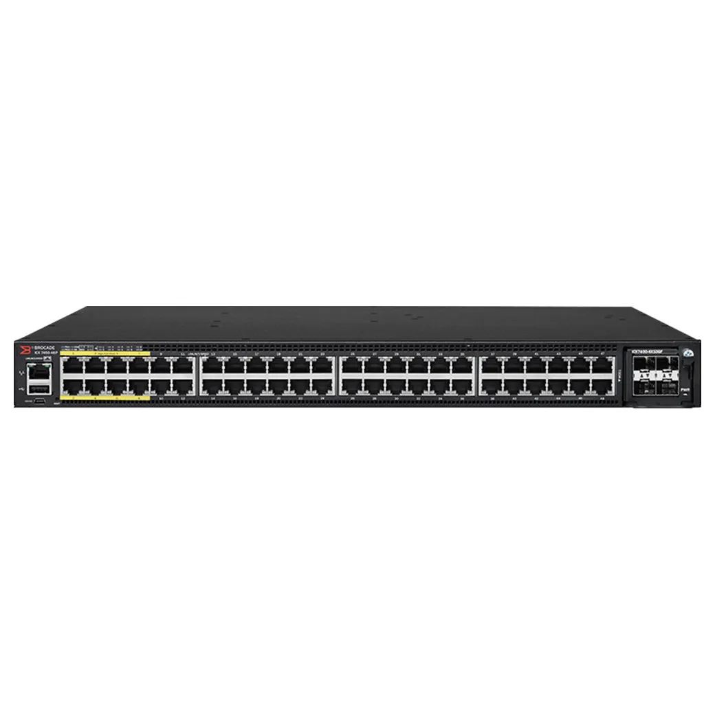 ICX7450-48P-STK-E BROCADE ICX7450-48P-STK-E 48-PORT GIGABIT ETHERNET POE+ SWITCH