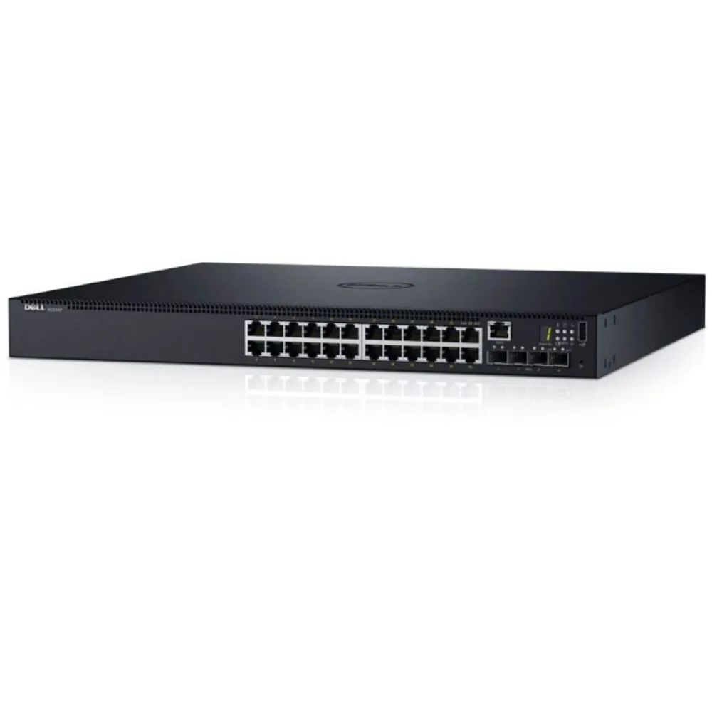 N1524P Dell N1524P 24-port 1GbE + 4x10GbE SFP Switch