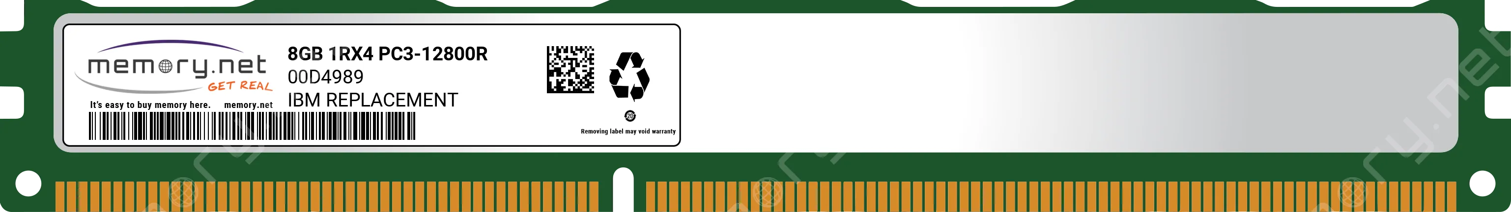 IBM 00D4989 8 GB (Single-Rank x4) 1.5 V PC