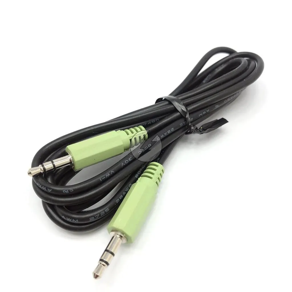 Cabo Auxiliar P2 + P2 1,7 Mt Ipod, Ipad, Mp3, Mp4, Gps, Carro, Som