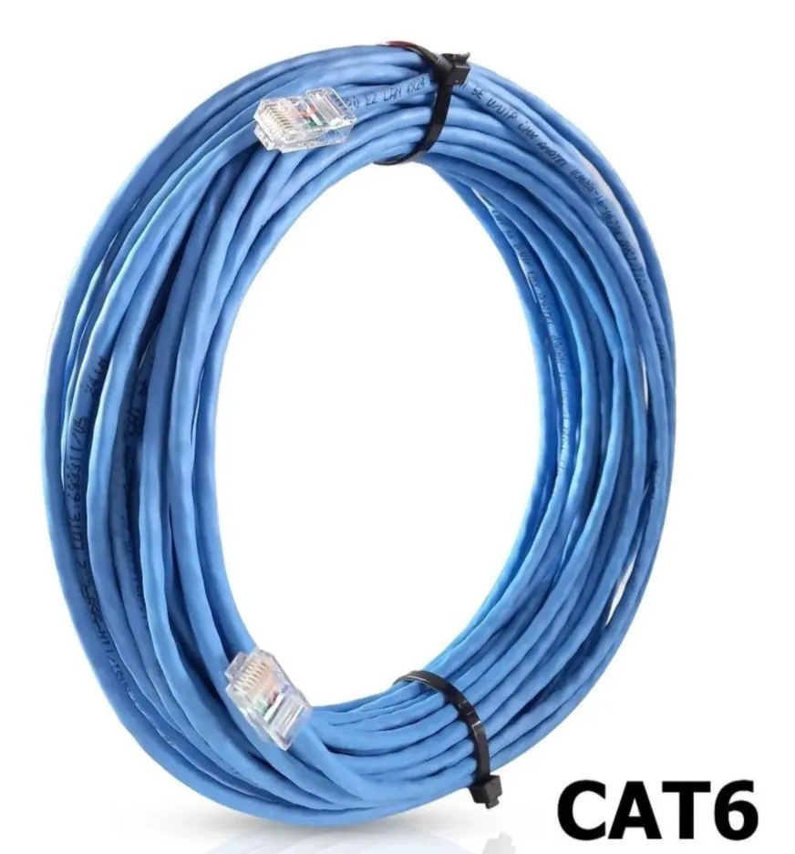 Cabo de Rede Cat6 UTP 4 Pr 24AWG 1.8 mt Azul