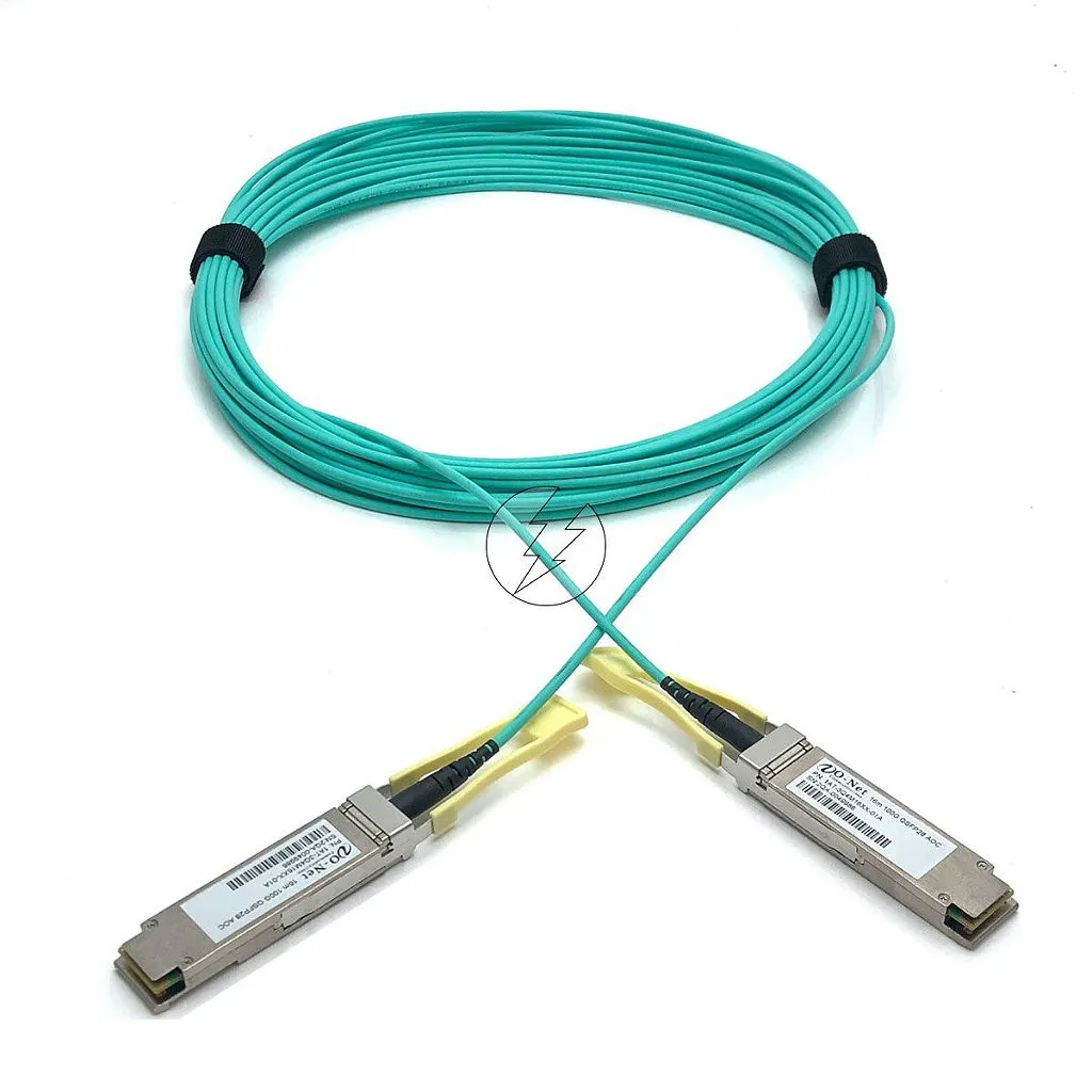 Cabo fibra óptica VO-Net QSFP28 para QSFP28 1AT-3Q4M16XX-01A