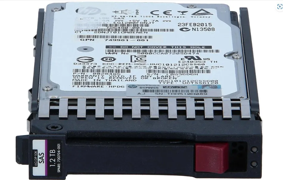 E7W47A HP HP MSA 1.2TB SAS 6G 10K SFF (2.5in) HDD
