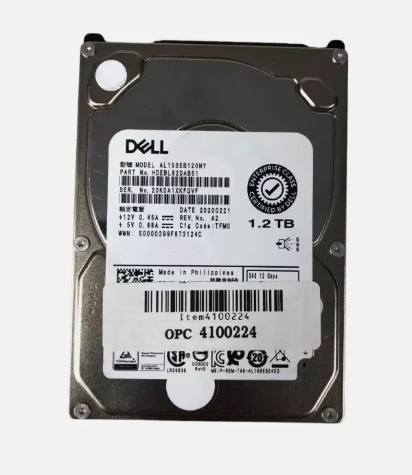 01M0D Dell 1.2TB 10K 12G SAS 2.5