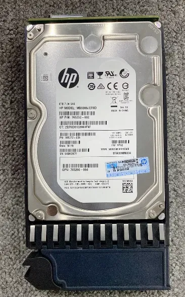 J9F43A HPE MSA 6TB SAS 12G 7.2K LFF (3.5in) HDD