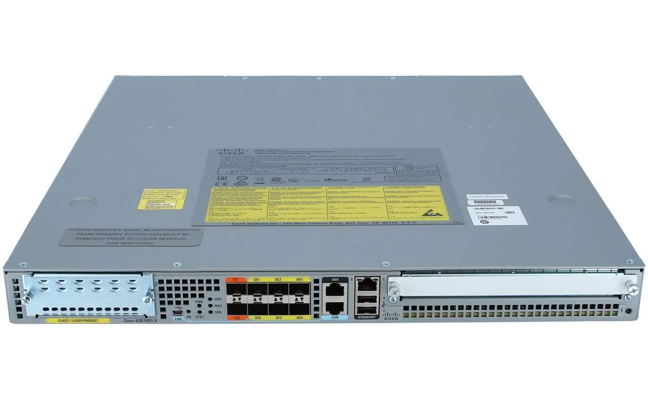 ASR1001 CISCO ASR1001 4 PORT GIGE SERVICES ROUTER