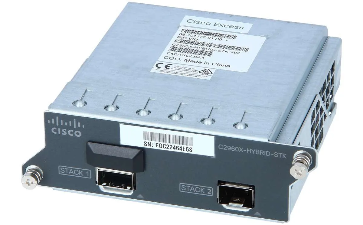 C2960X-HYBRID-STK CISCO 2960 X FLEXSTACK HYBRID STACKING MODULE
