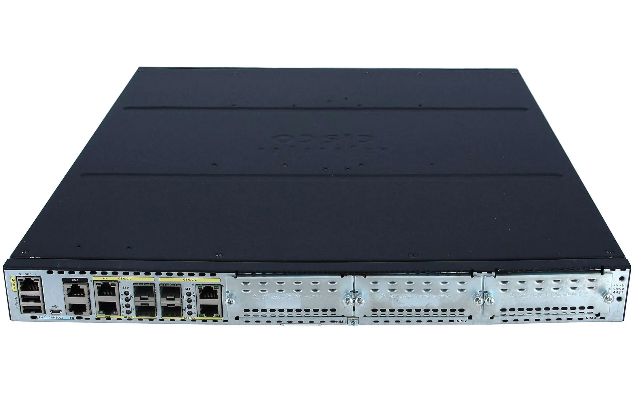 ISR4431/K9 CISCO ISR 4431 ROUTER (4GE,  3NIM, 8G FLASH, 4G DRAM)