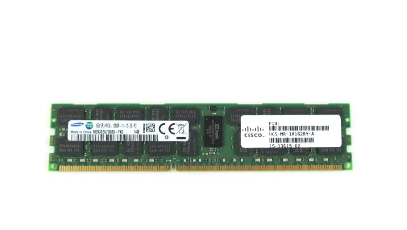 UCS-MR-1X162RY-A CISCO 16GB (1*16GB) 2RX4 PC3L-12800R DDR3-1600MHZ RDIMM