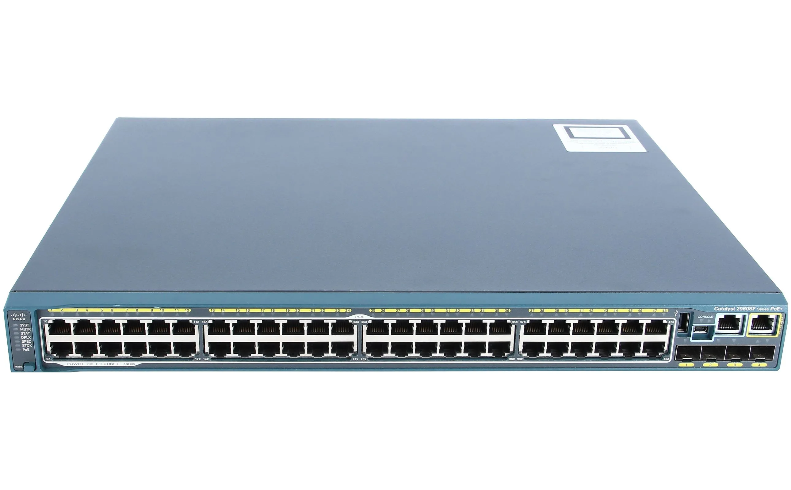 WS-C2960S-F48FPS-L CISCO CATALYST 2960 48 PORT ETHERNET POE SWITCH
