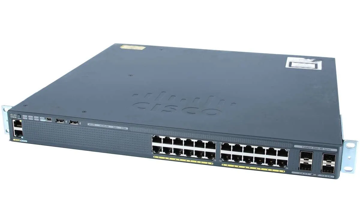 WS-C2960XR-24PS-I CISCO C2960XR 24*1GB RJ-45 4-SFP POE+ 370W L2 SWITCH