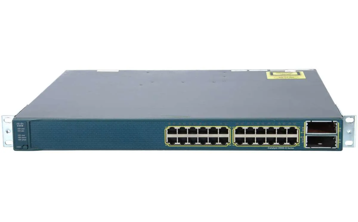 WS-C3560E-24TD-E CISCO WS-C3560E-24TD-E 24 PORT 2X 10GBE SWITCH