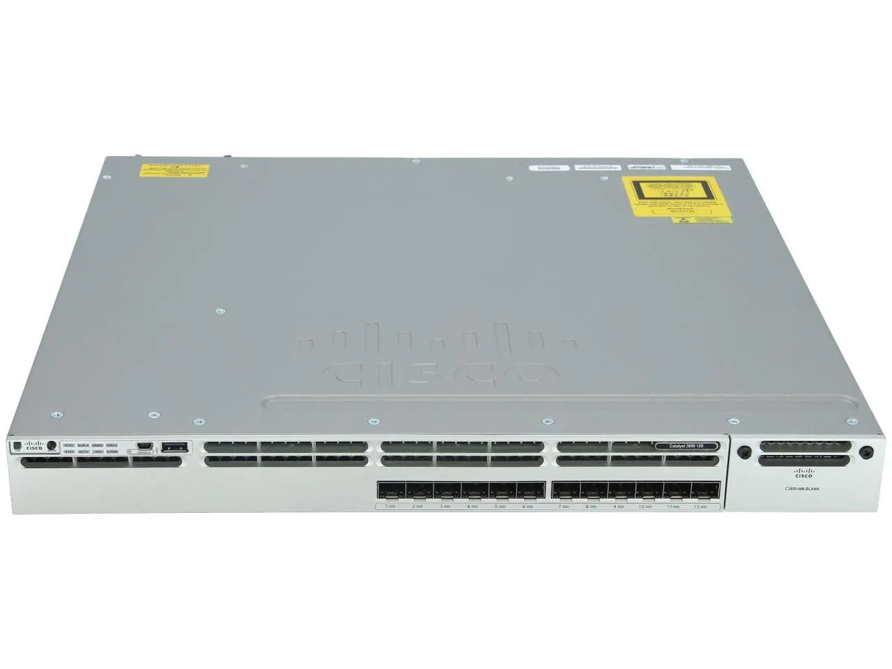 WS-C3850-12XS-S CISCO CATALYST 3850 12 PORT 10G FIBER SWITCH IP BASE
