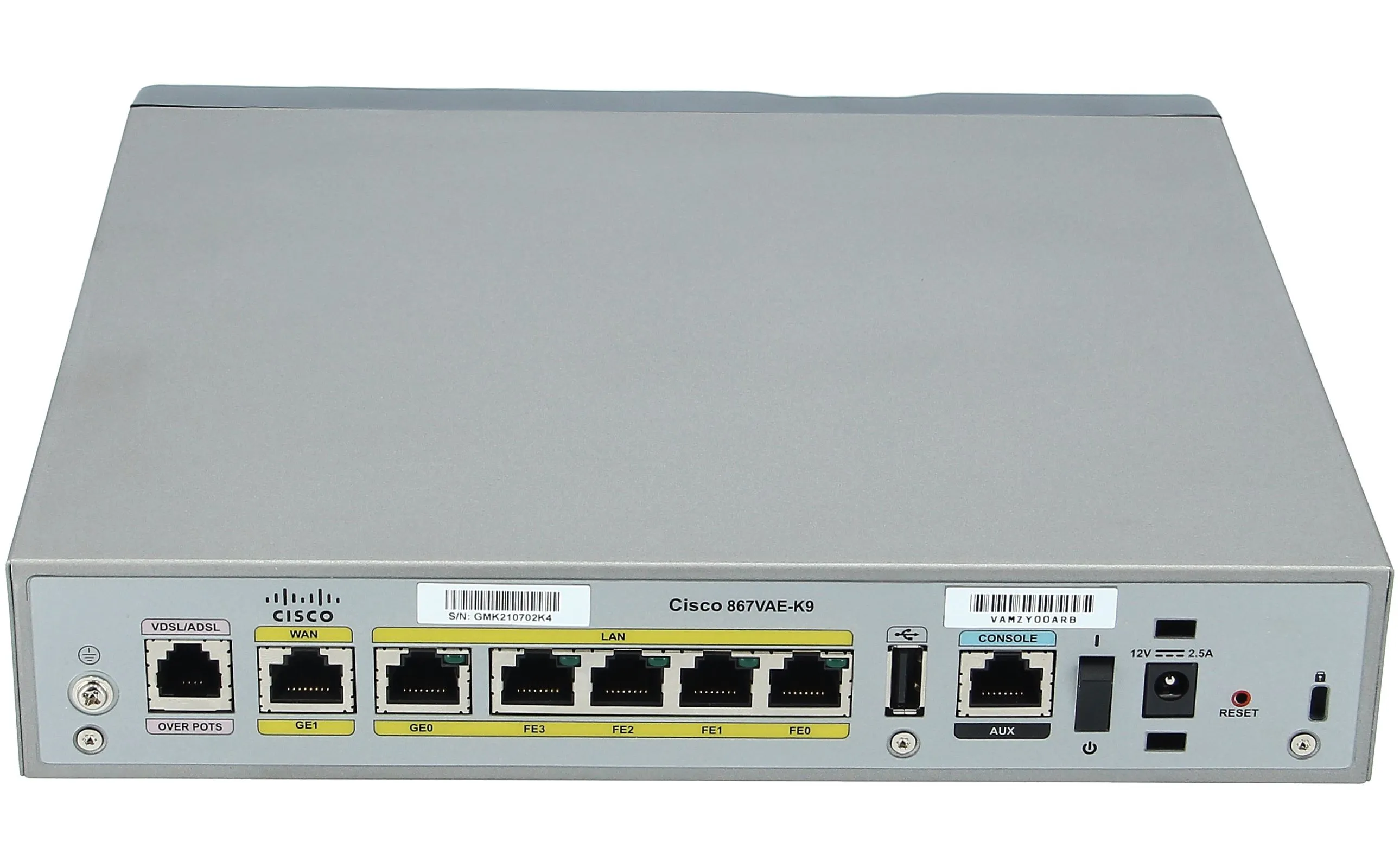 CISCO867VAE-K9 CISCO SECURE ROUTER WITH VDSL2/ADSL2+ OVER POTS