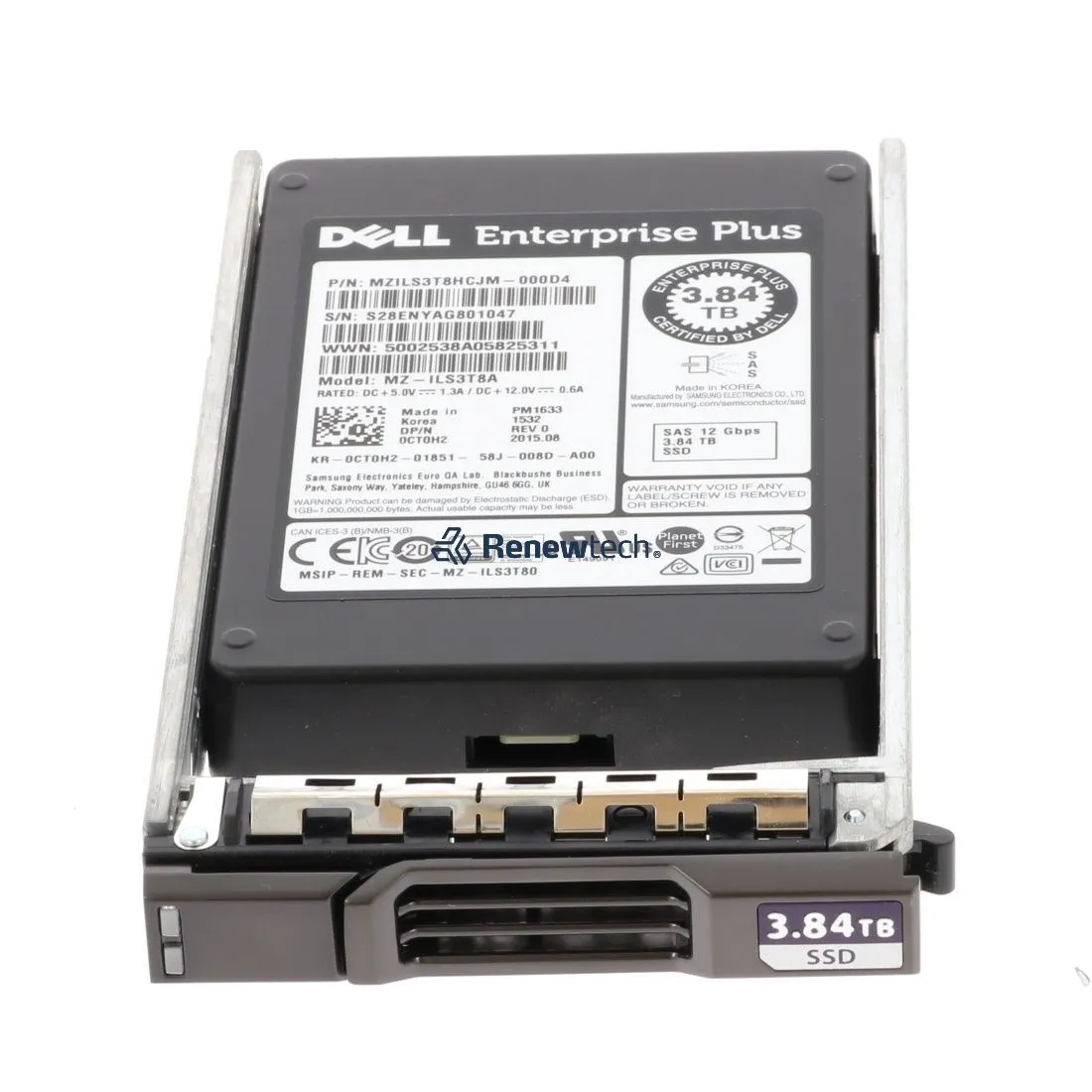 5Y4TP DELL 3,84TB 12G 2,5INCH RI SAS SSD