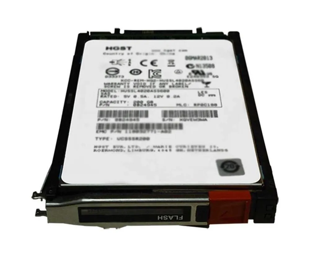 D3N-2S12FX-1600 EMC Disk 1.6TB 2.5 12G Flash