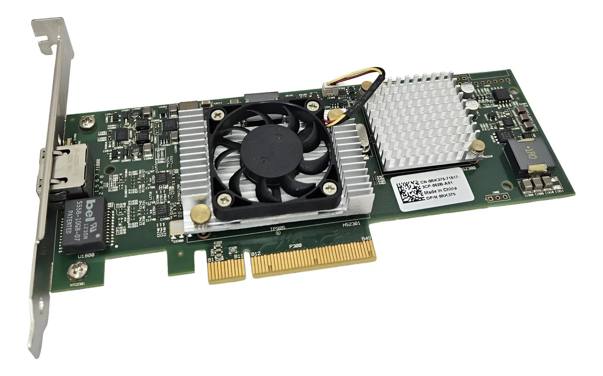 PLACA DE REDE DELL BROADCOM 57710 NIC, RK375, SINGLE PORT, PERFIL ALTO