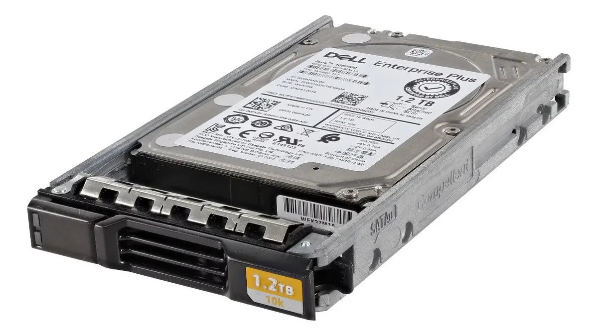 HD DELL COMPELLENT 1.2TB, MFK2F, 2.5, SAS, 10K, 12GBPS, w/ 7D4F6, SC, SCV