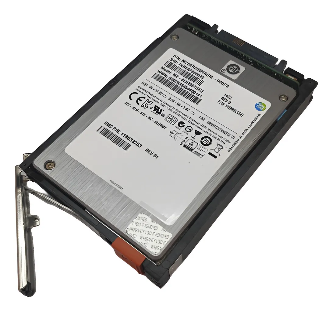 SSD EMC 200GB, 005050714, 2.5, SAS, 6GBPS, VMAX