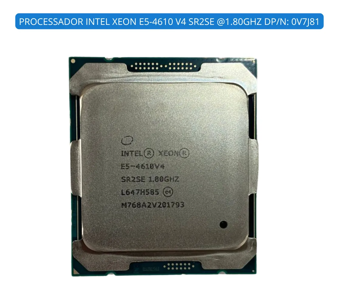 PROCESSADOR INTEL XEON, E5-4610 V4, SR2SE, (25MB CACHE, 1.80 GHZ), FCLGA2011