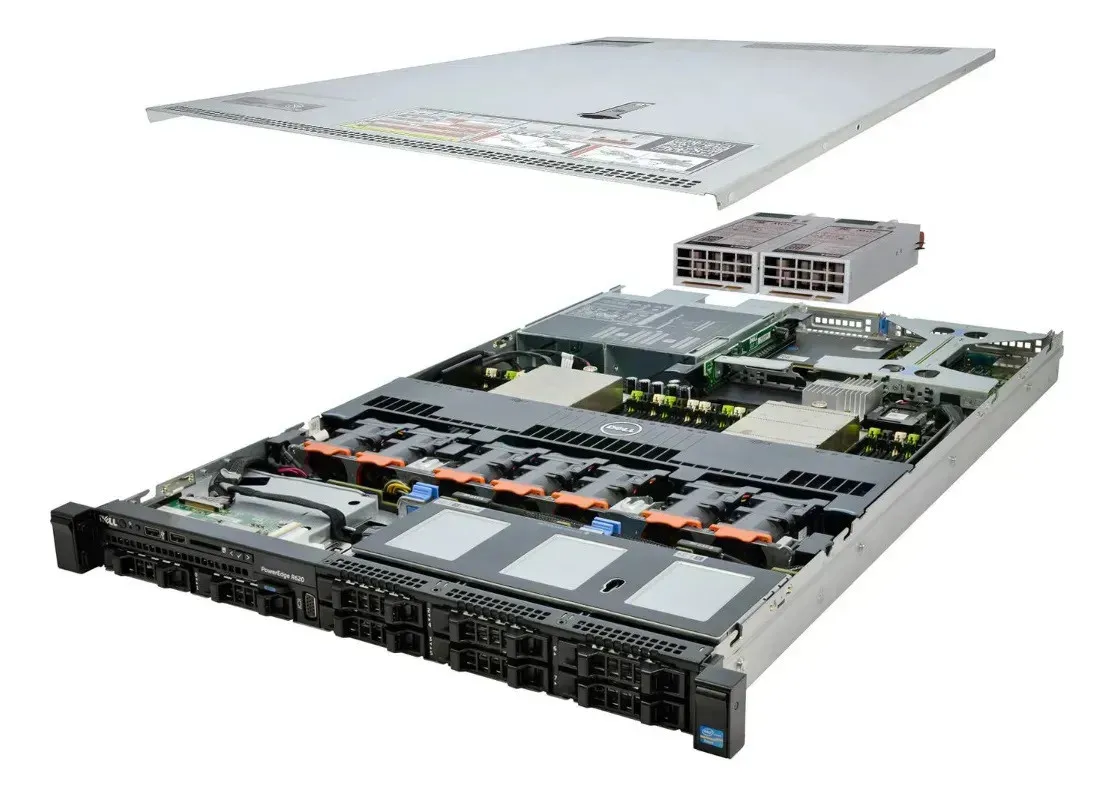 SERVIDOR DELL POWEREDGE R620 - INTEL XEON E5-2630 2.30GHz 32GB RAM