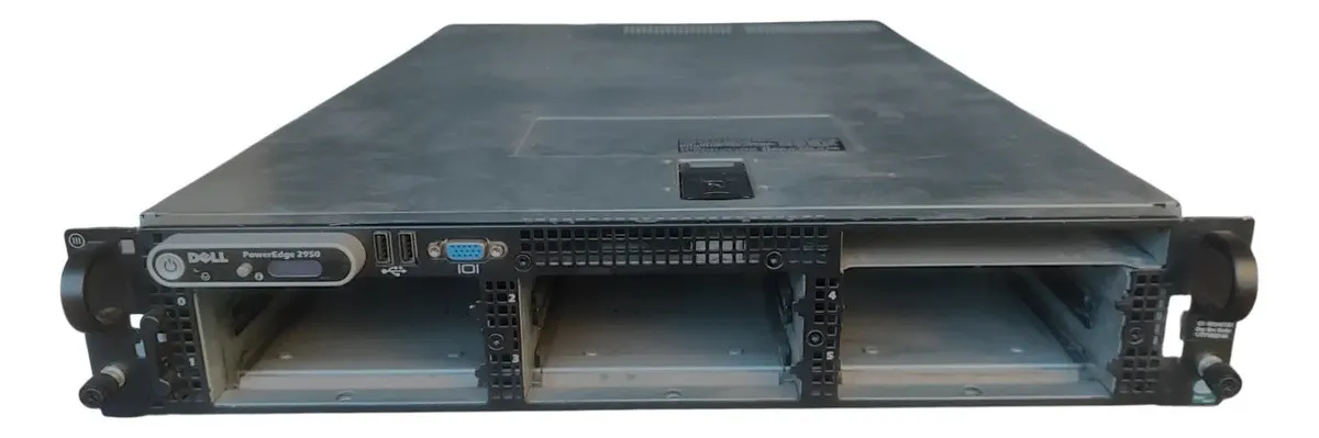 CHASSI DO SERVIDOR DELL POWEREDGE 2950 COM PLACA MÃE INCLUSA